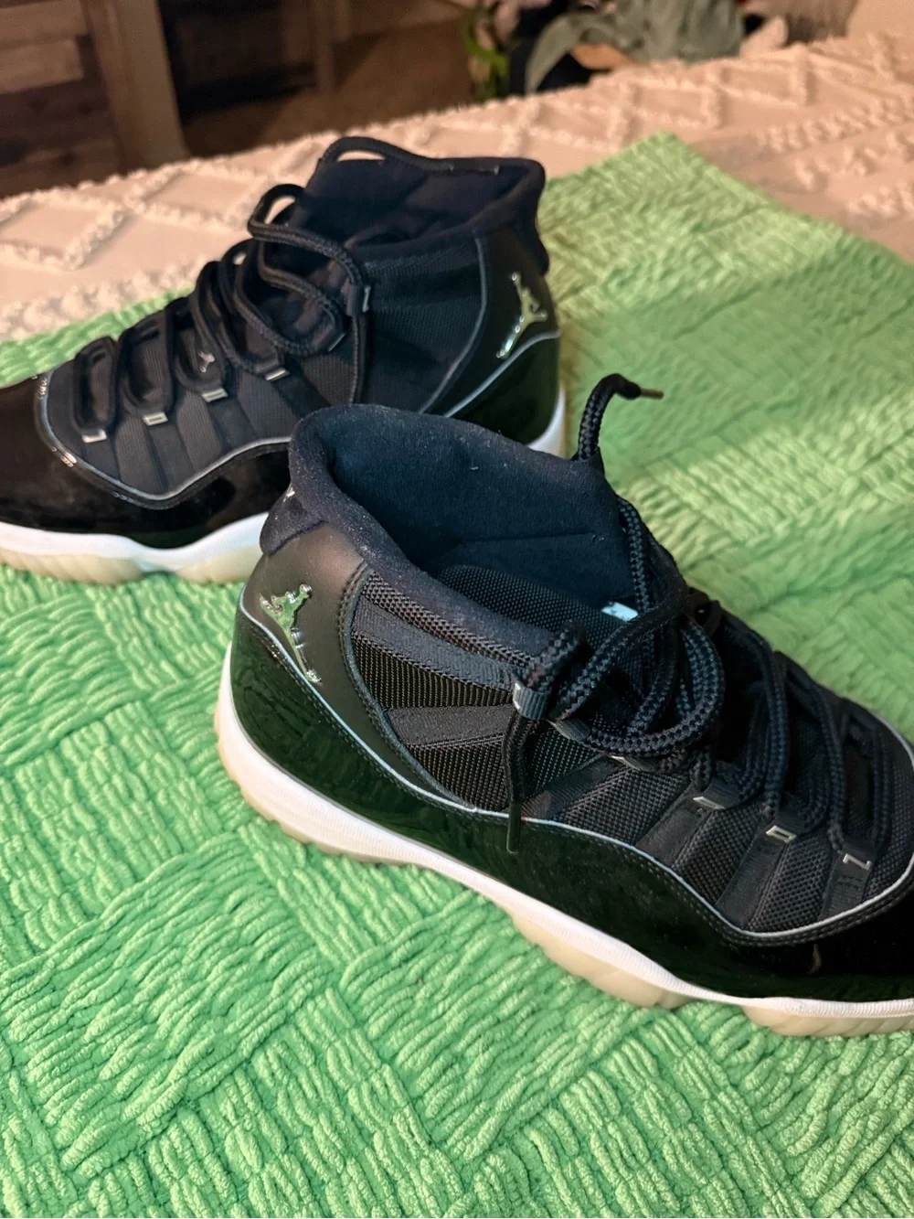 Nike Air Jordan 11 Retro Jubilee 25th Anniversary Black Silver Men’s Size 12.5